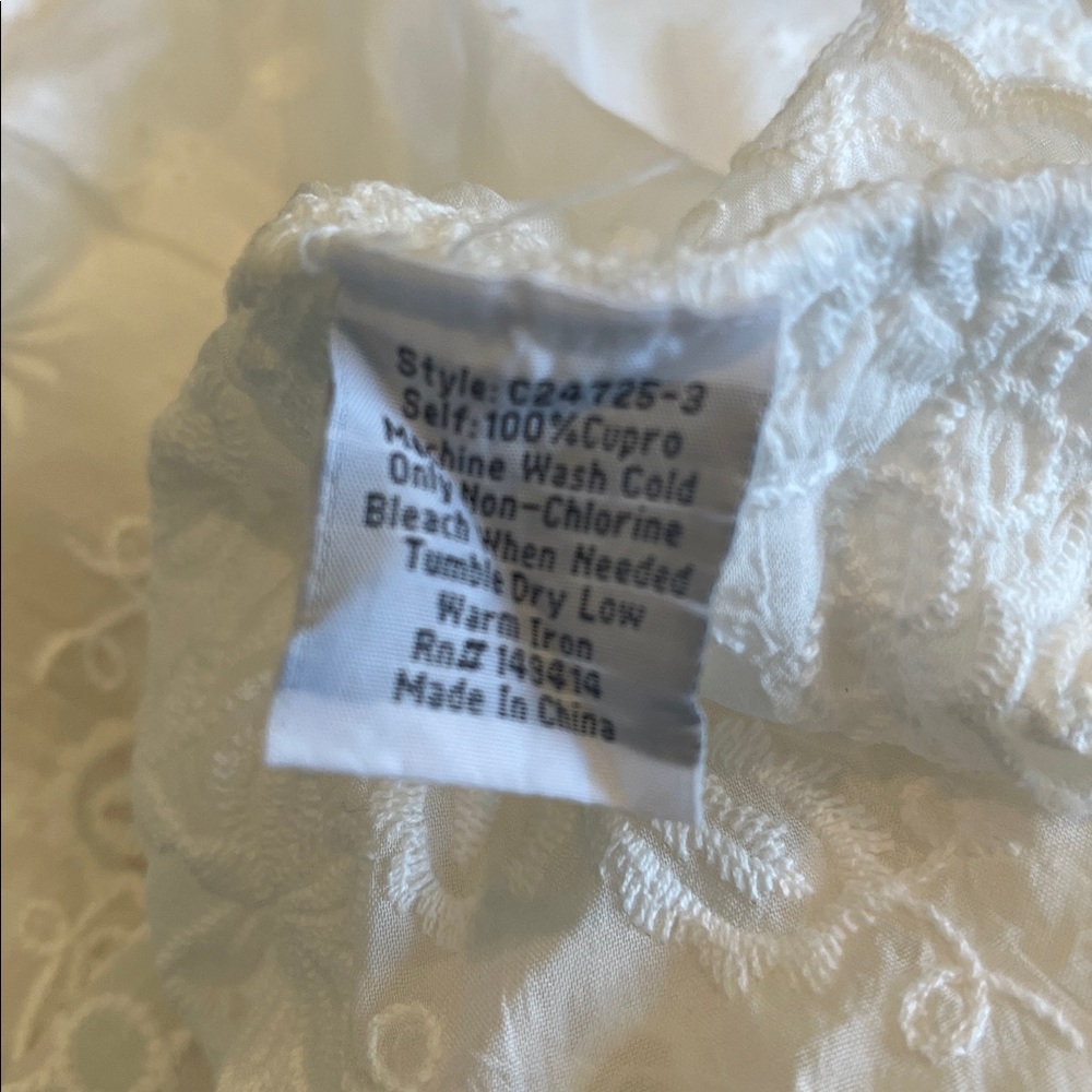 NWT Johnny Was Melodie Tunic in White. Size Small - Picture 8 of 8